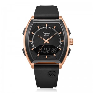 Alexandre Christie AC 9390 Rosegold Black MHRBRBA